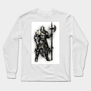 Drawn Knight Long Sleeve T-Shirt